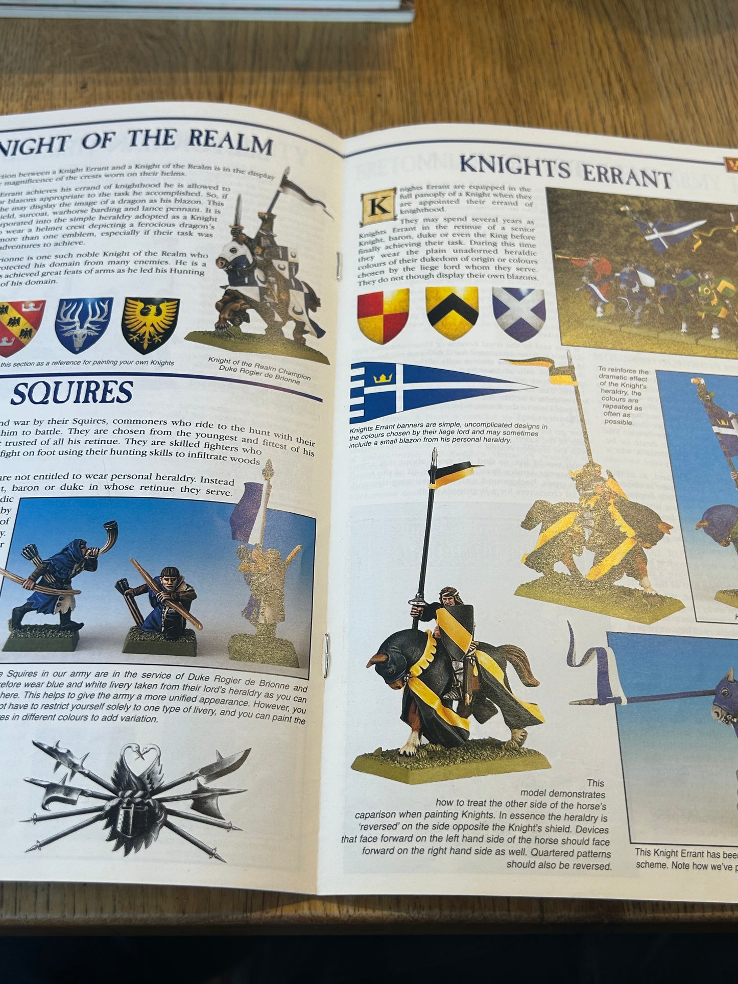 Warhammer fantasy bretonnian hunting party booklet