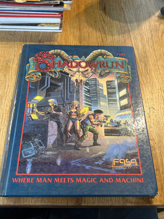 SHADOWRUN Roleplaying Game RPG - Hardcover - FASA 1989 - 7101