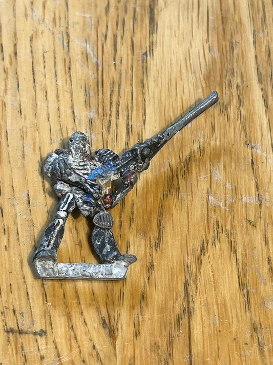 Rogue Trader Warhammer 40k Eldar Death Jester (has either been badly stripped or has wear)
