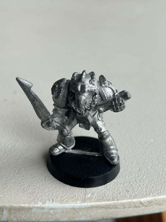 Warhammer 40k Rogue Trader Space Marine Librarian With Force Sword And Scroll