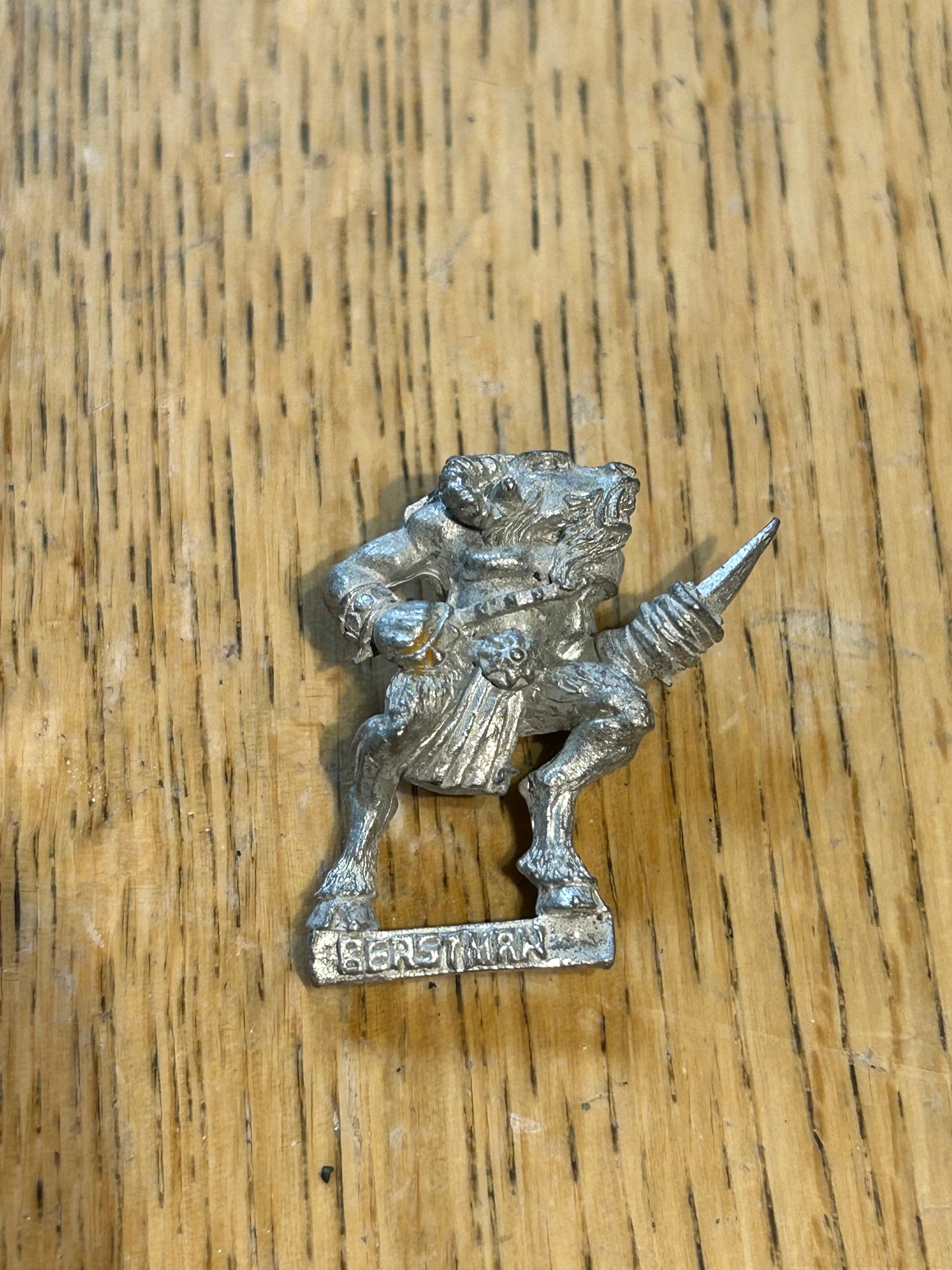 Beastman Metal Chaos Blood Bowl Fantasy Warhammer