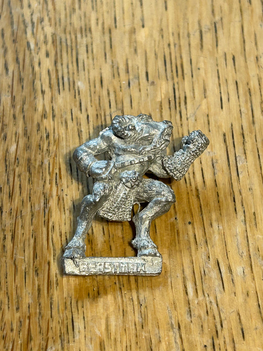 Beastman Metal Chaos Blood Bowl Fantasy Warhammer