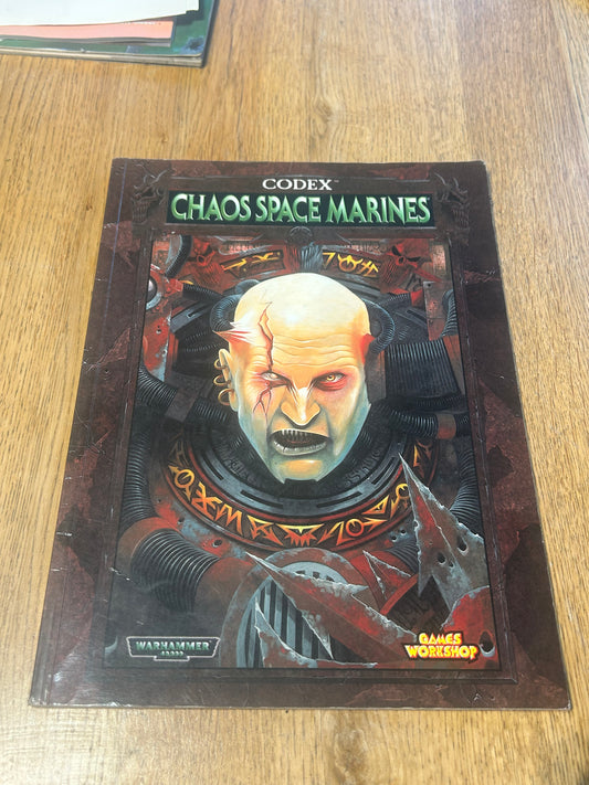 Warhammer 40K Codex Chaos Space Marines 1999 3rd Edition Games Workshop VGC Book