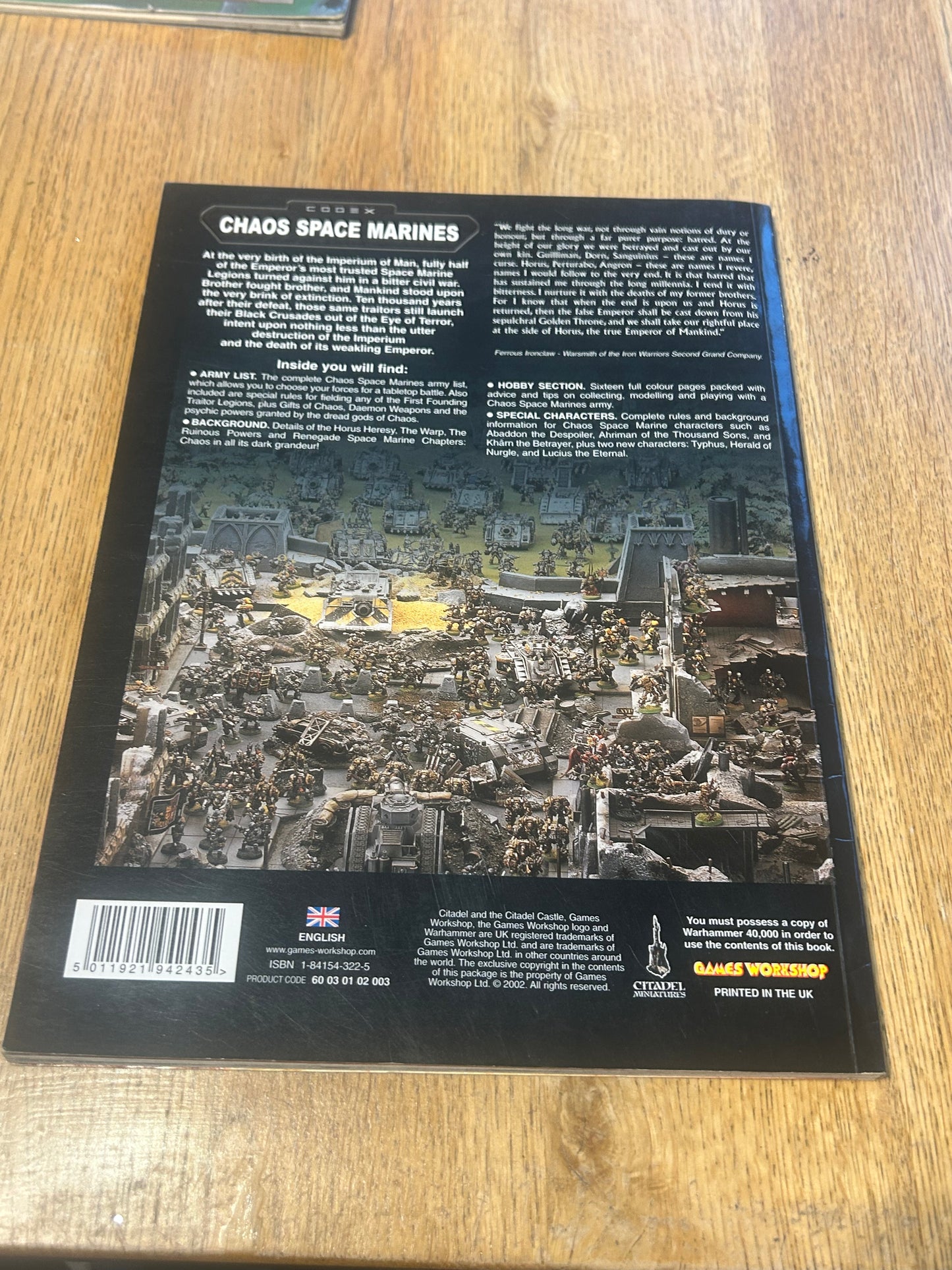 Warhammer 40k 4th Edition  Chaos Space Marines Codex