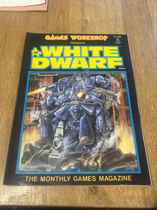White Dwarf 98 Magazine Games Workshop