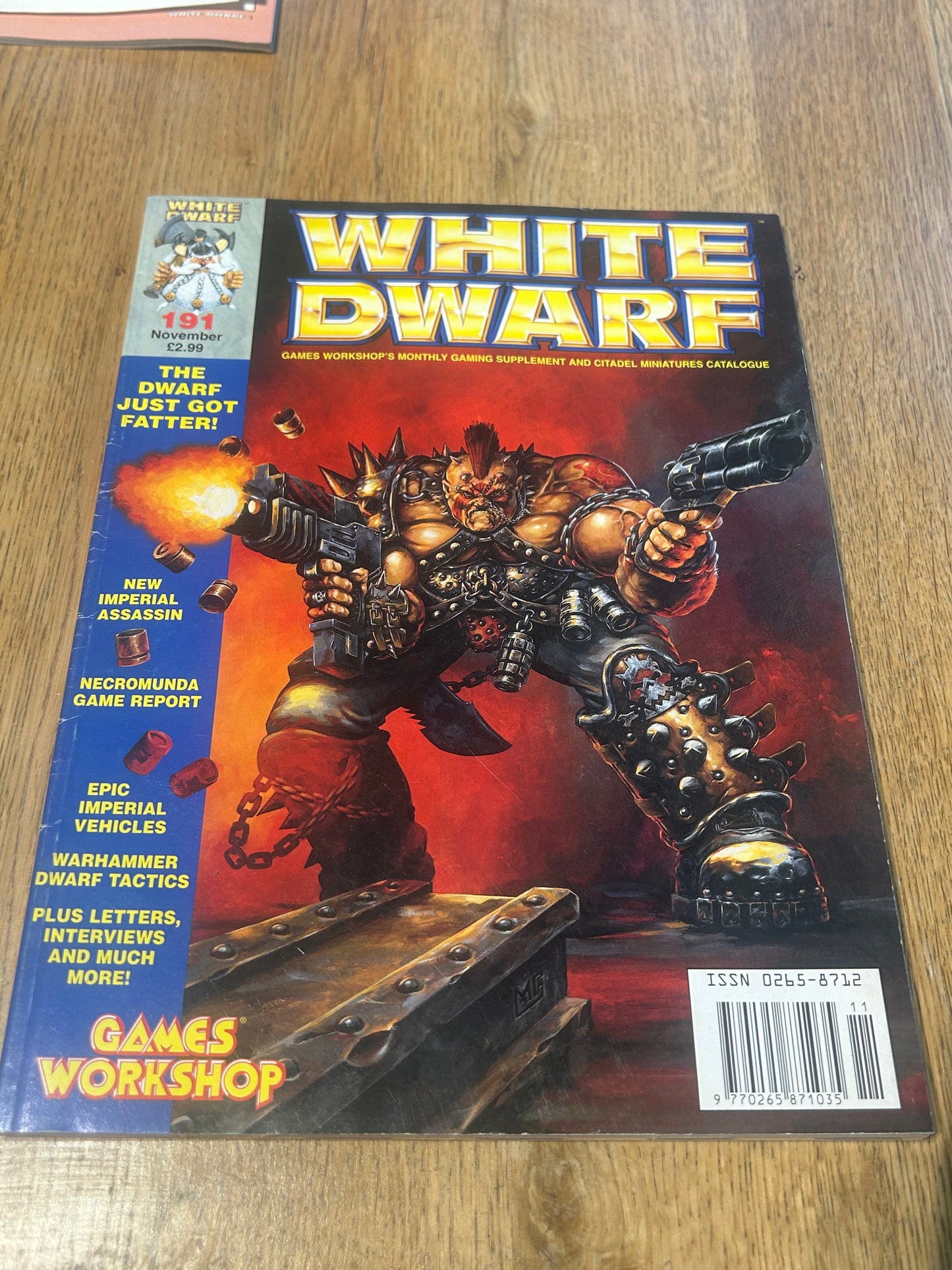 White dwarf issue 191 (includes all cards)