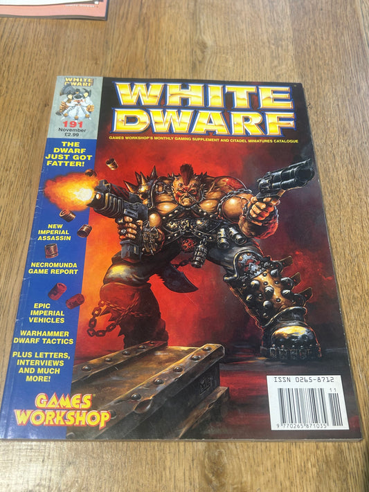 White dwarf issue 191 (includes all cards)