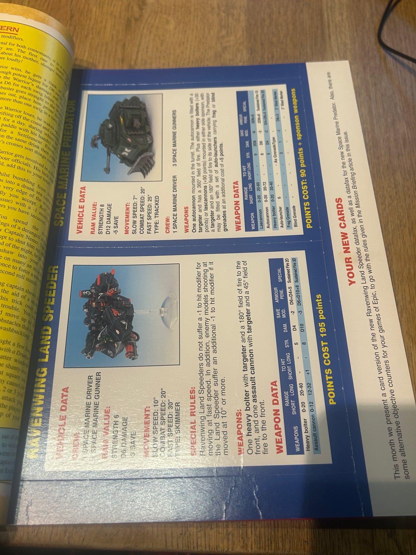 White dwarf issue 196 (includes all cards)