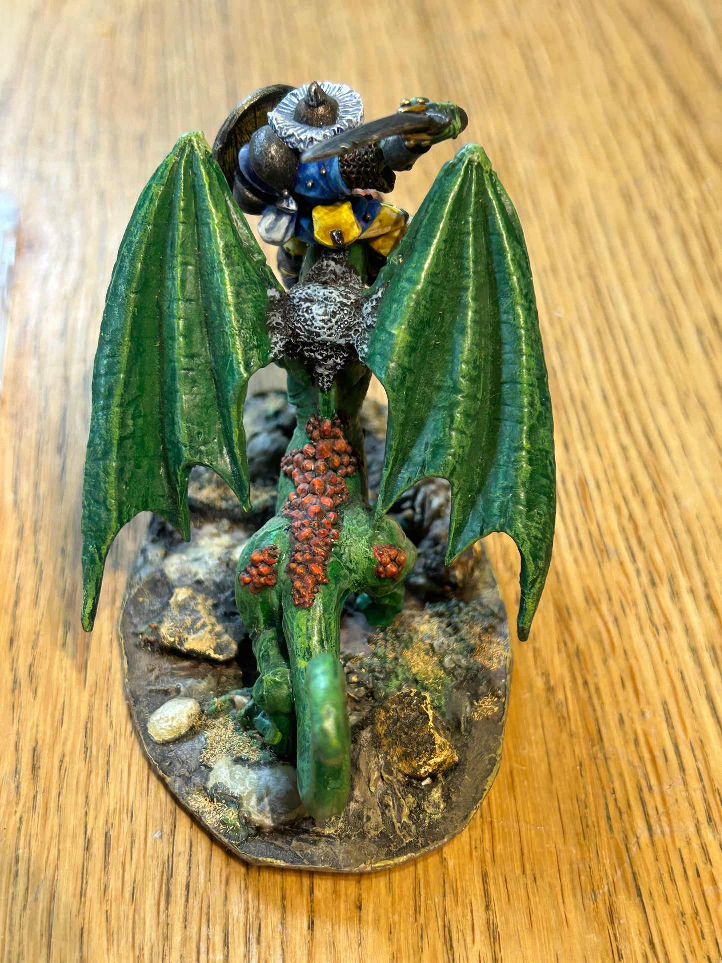 Marauder Orc wyvern Rider MB8 Metal Vintage Warhammer Oldhammer The old world (with original clam shell case)