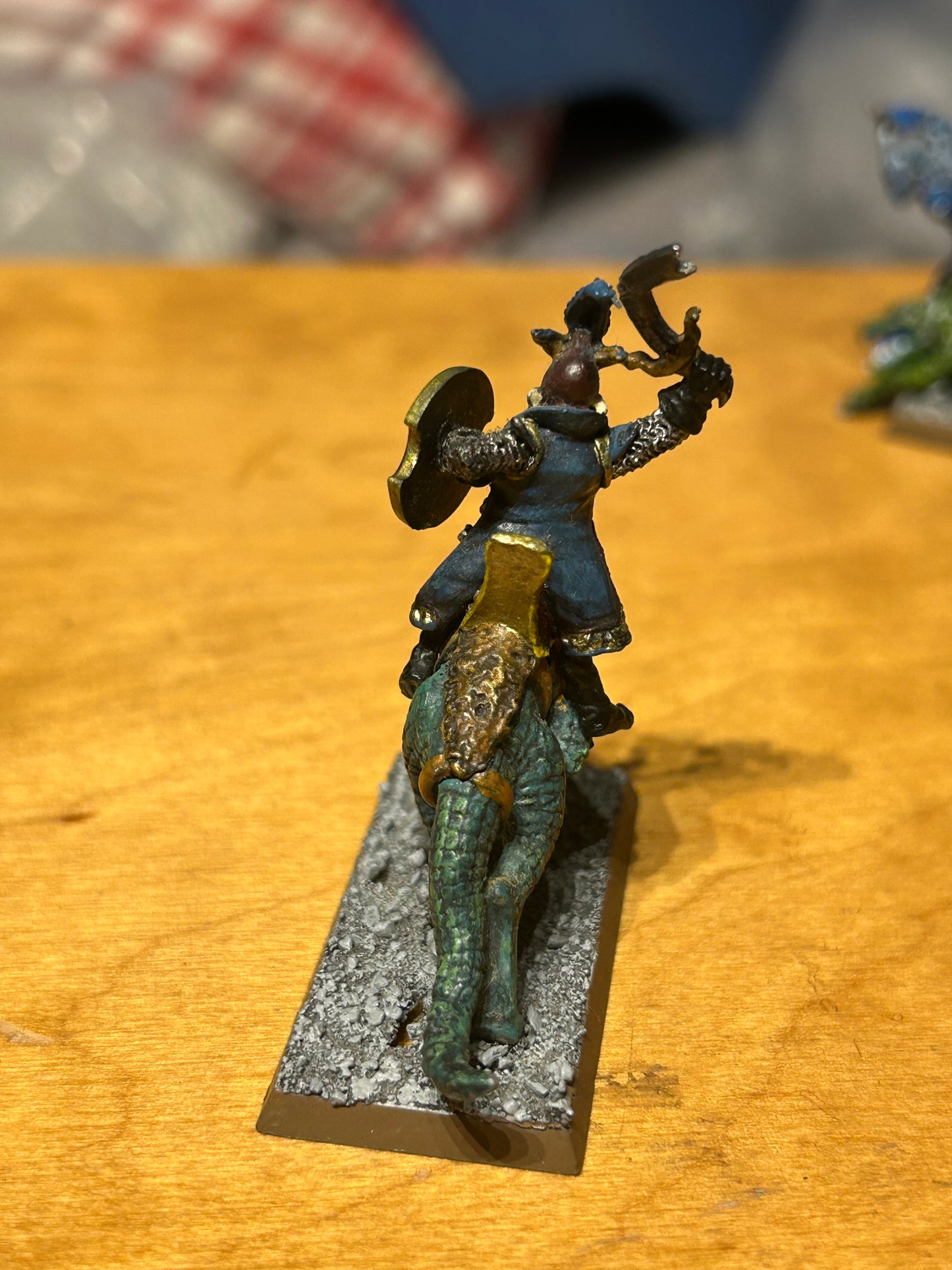 Citadel Warhammer 80s C21 Dark Elf Agard on Cold One