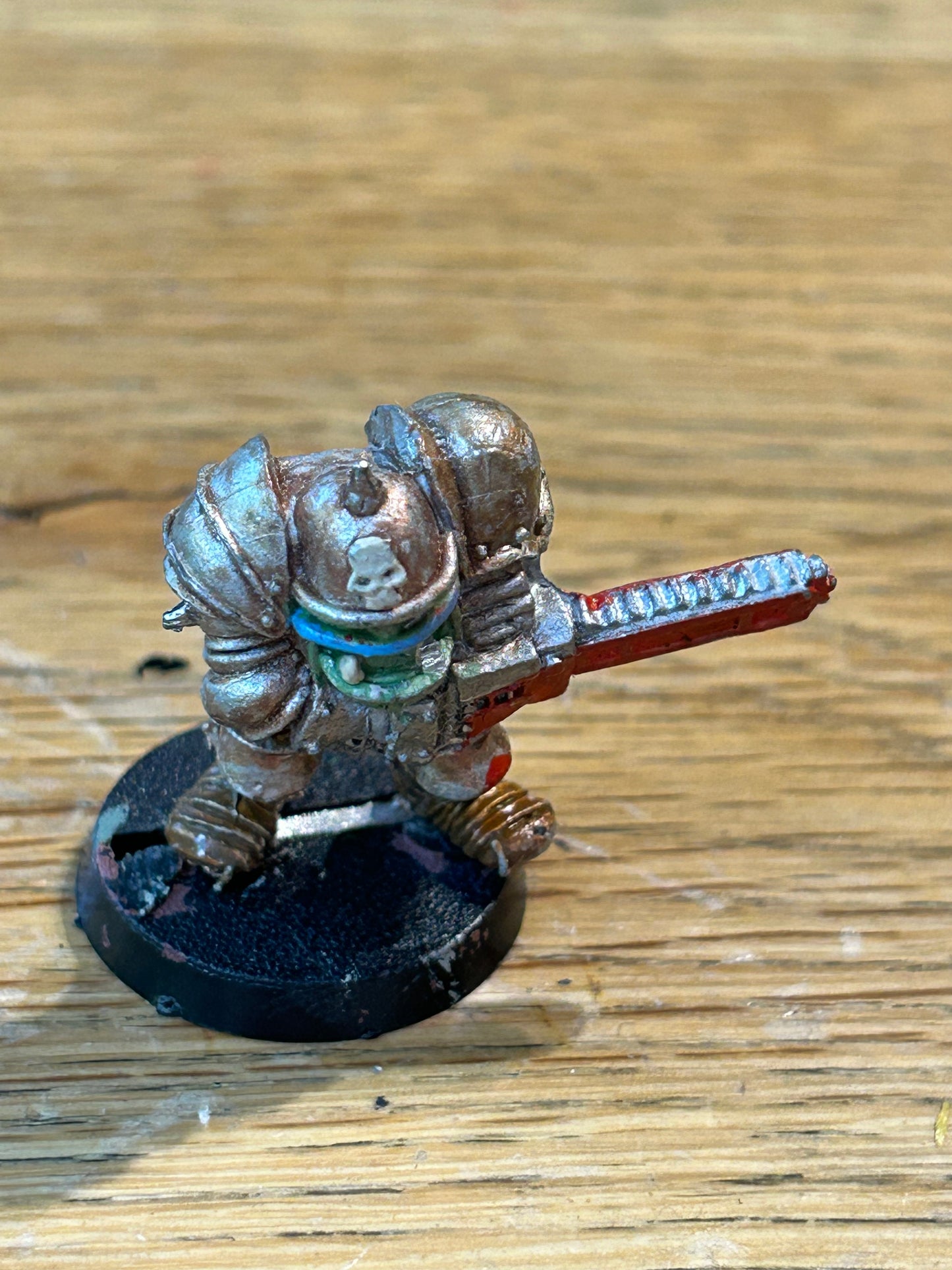 Ugroth Ripper Bolgrot Orc Chainsaw Wielding Looney Blood Bowl Metal 2nd Edition
