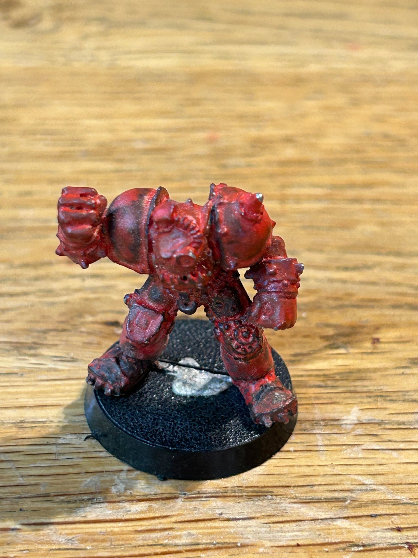 Blood Bowl -  Orcs - Orc Star Player Cyborg - Greaser Geargrinder - 1988 Metal.