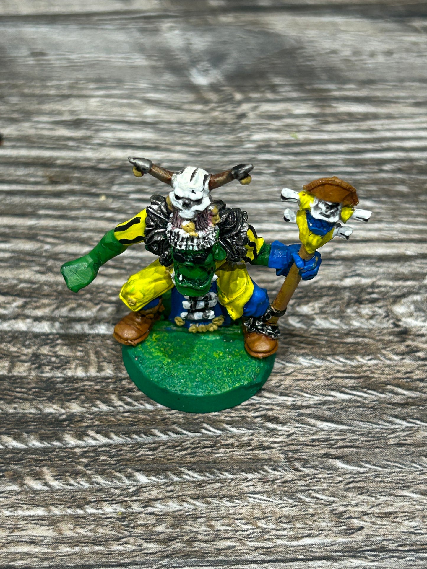 Vintage Warhammer 40k Space Ork Weirdboy 'Death Skull' Rogue Trader 1990s Metal