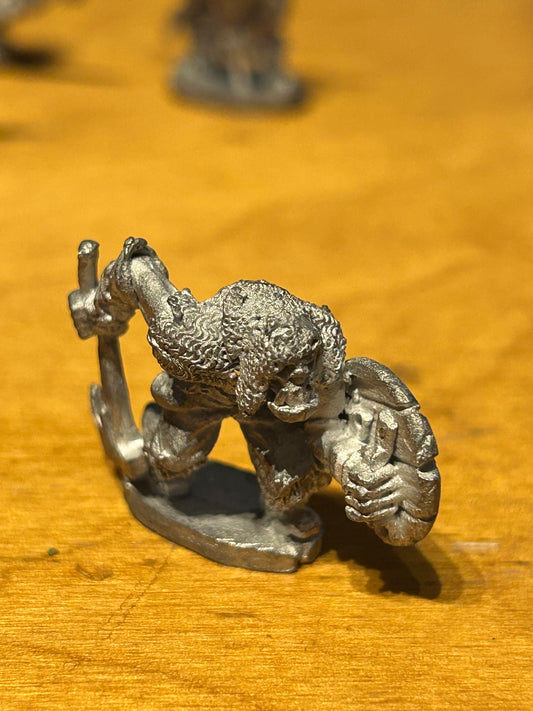 Grenadier models fantasy warriors orc with axe and shield