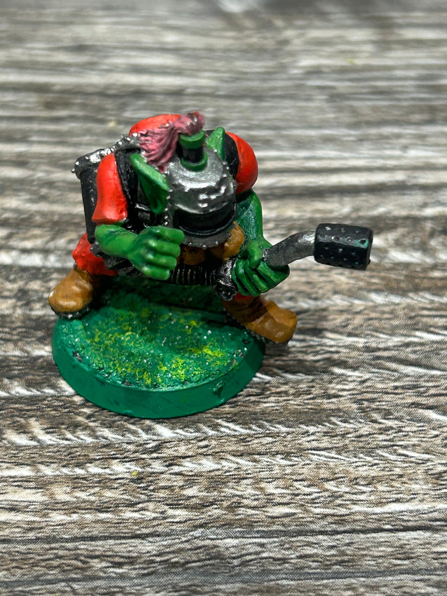 Games Workshop Warhammer 40k 2nd Ed Space Ork Mek Mekboy with blowtorch