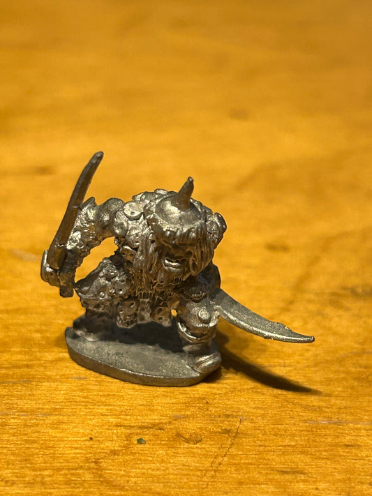 Grenadier models fantasy warriors orc with two swords