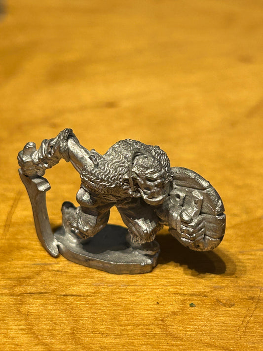 Grenadier models fantasy warriors orc with sword and shield
