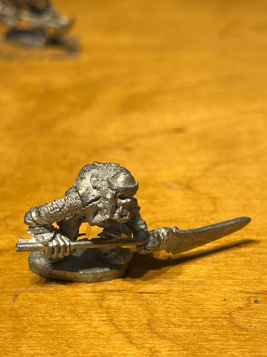 Grenadier models fantasy warriors orc with spear