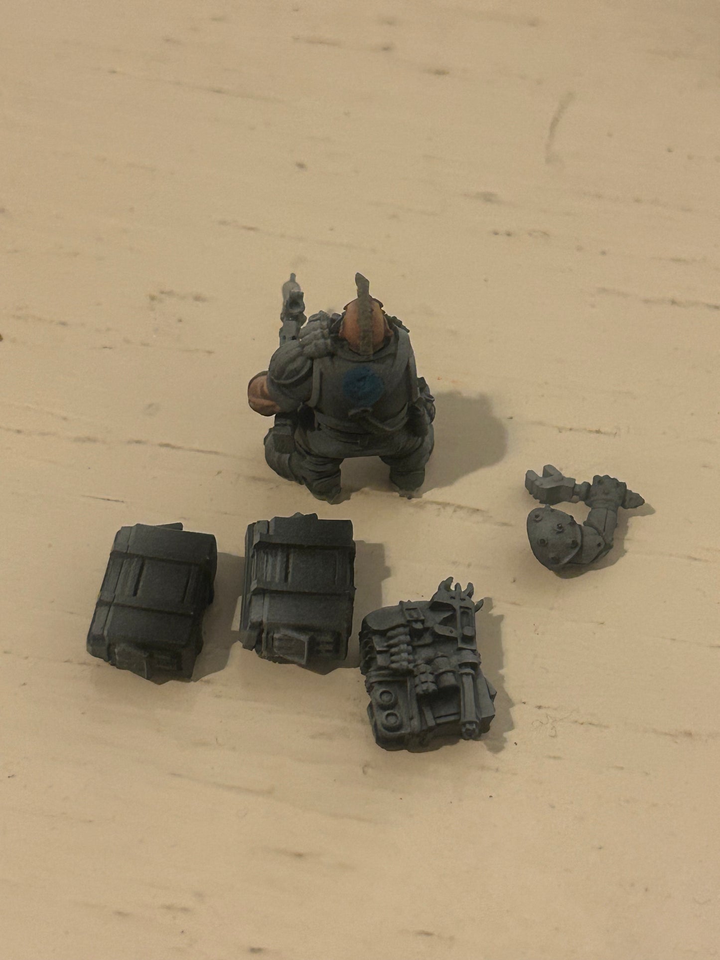 Necromunda Ragnir Gunnstein, Squat Ammo-jack (missing one ammo crate)
