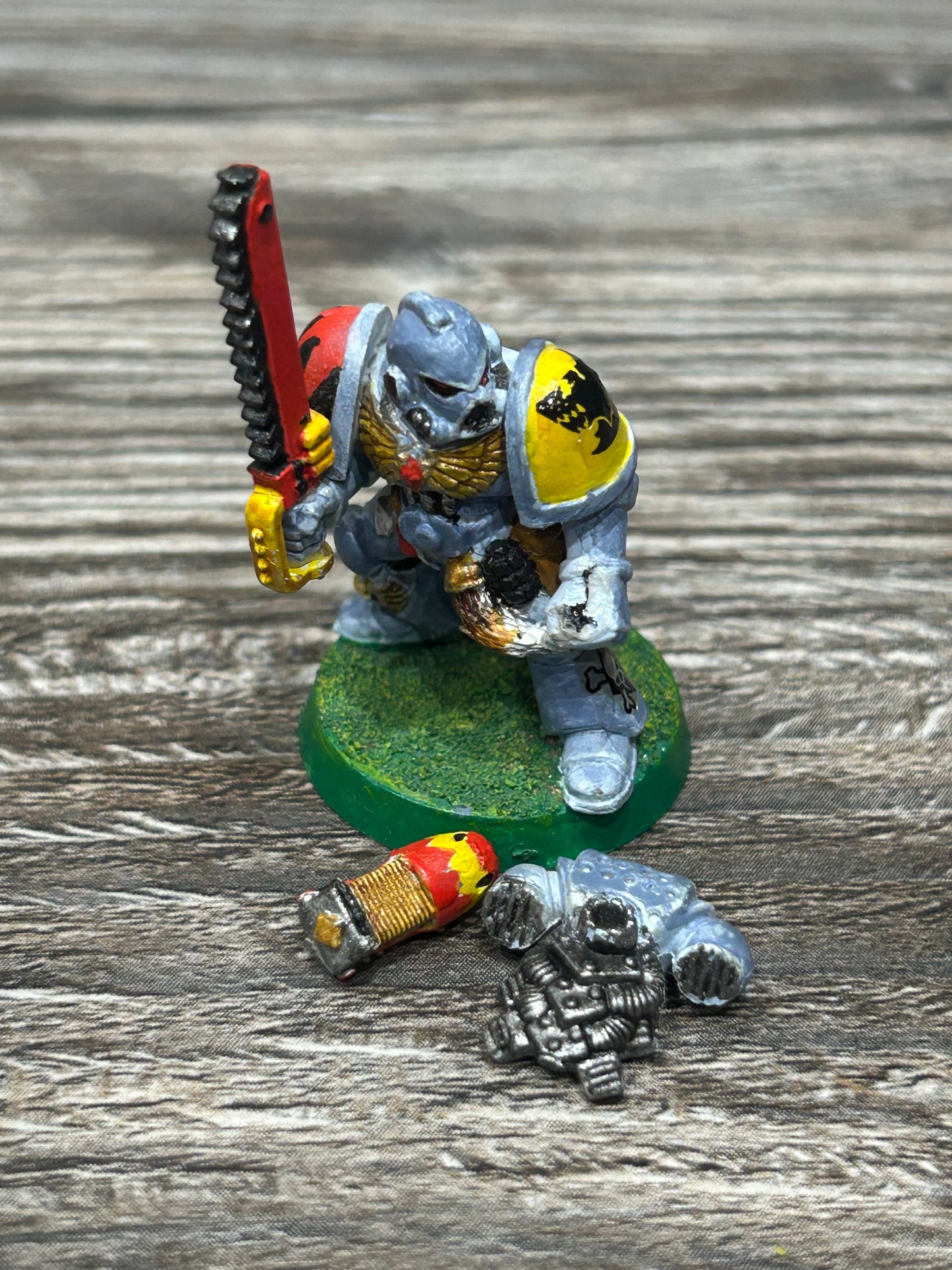 WH40K Space Wolves Grey Hunter Classic Metal Marine 2nd Edition 1990s