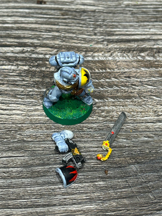 WH40K Space Wolves Grey Hunter Classic Metal Marine 2nd Edition 1990s
