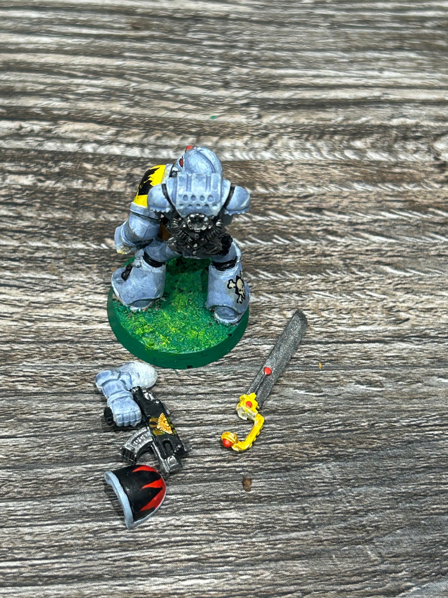 WH40K Space Wolves Grey Hunter Classic Metal Marine 2nd Edition 1990s