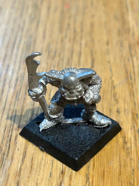 Warhammer Fantasy Old world Orc spearman Ruglud’s armoured orcs