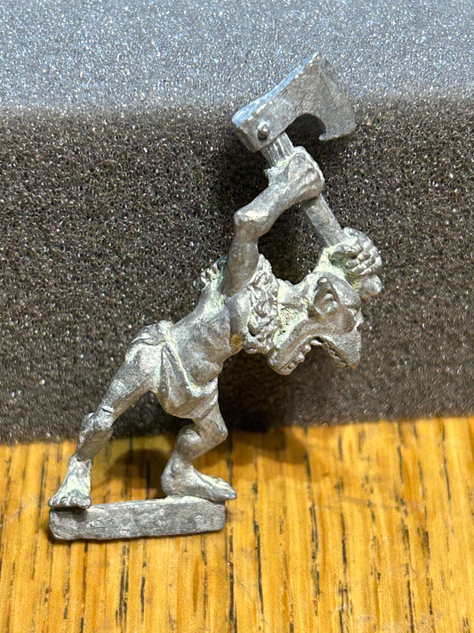 Warhammer Fantasy Battles Old World Orc Warrior kroglod cleaver Metal