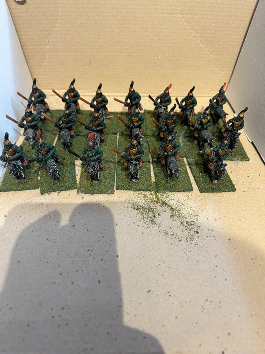Warhammer fantasy orc and goblin proxies 20 x wolf riders with swords (not sure if they’re supposed to be orcs or goblins)