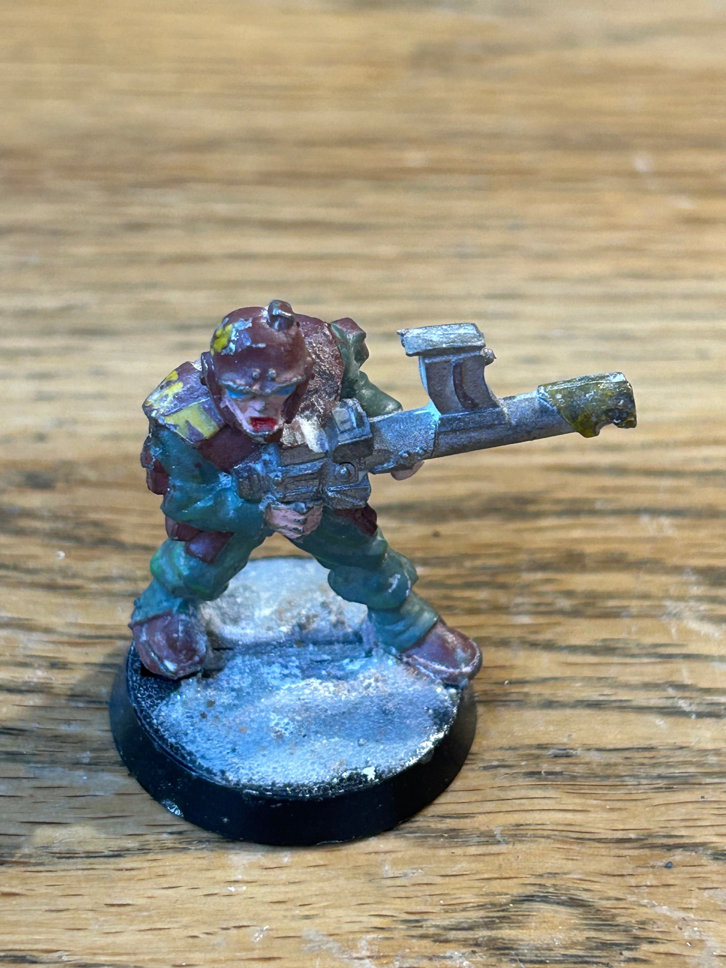 Rogue Trader Imperial Guard Grenadier grenade launcher
