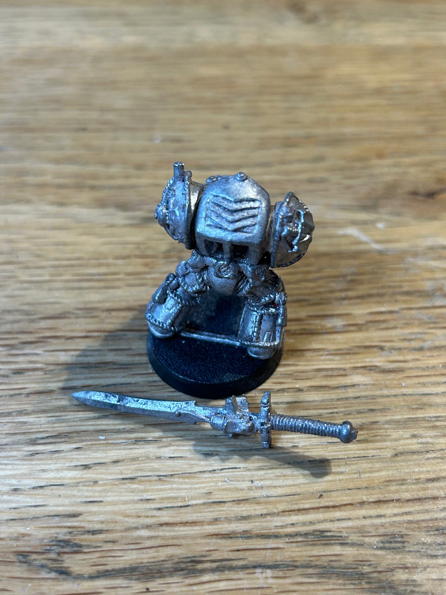 Citadel Rogue Trader 0243 Grey Knight Terminator w. Great Sword Vintage Metal
