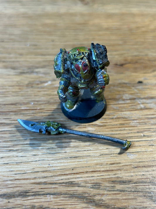 Warhammer 40k Rogue Trader Grey Knight Terminator with nemesis halberd