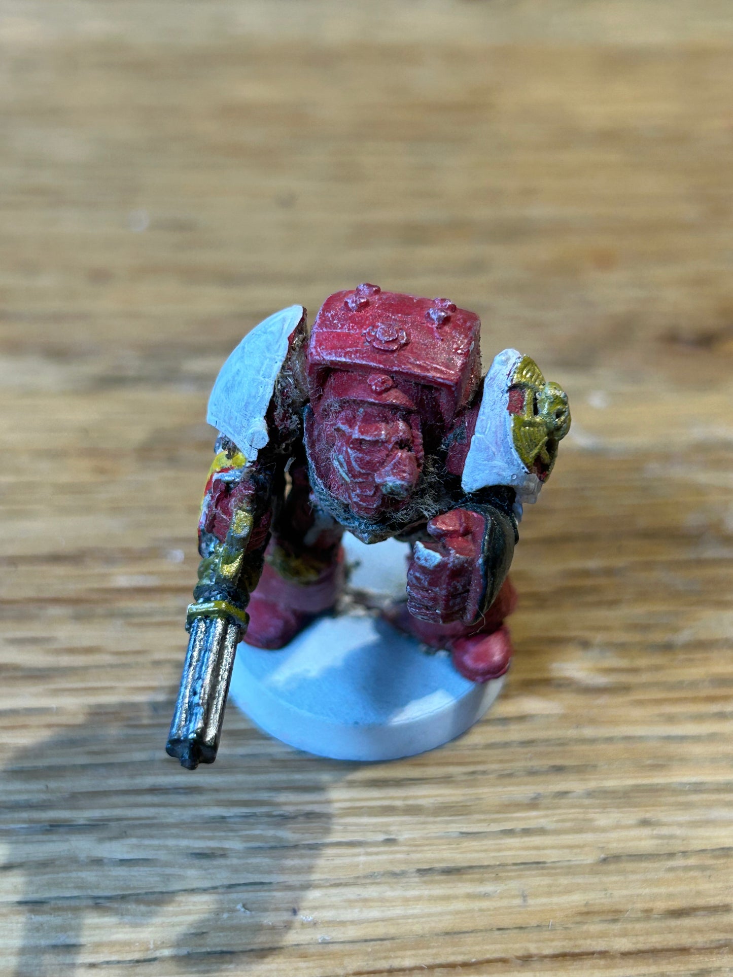 Metal Space Marine Terminator with autocannon rogue trader