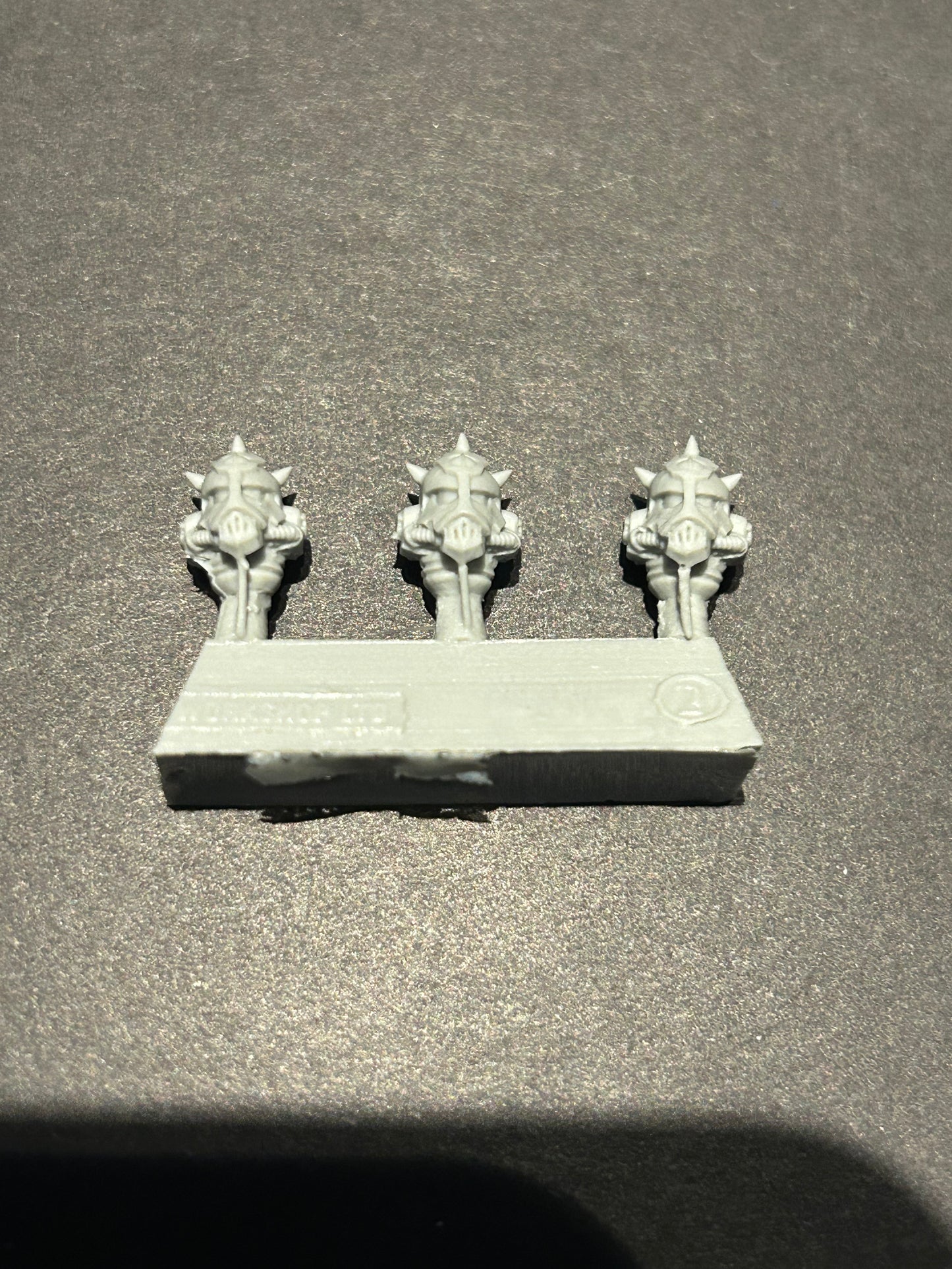 Warhammer 40k Horus Heresy space marine heads x 3 forgeworld chaos space marines