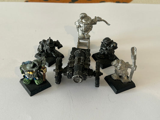 Warhammer fantasy marauder dwarf cannon / siege gun MM13
