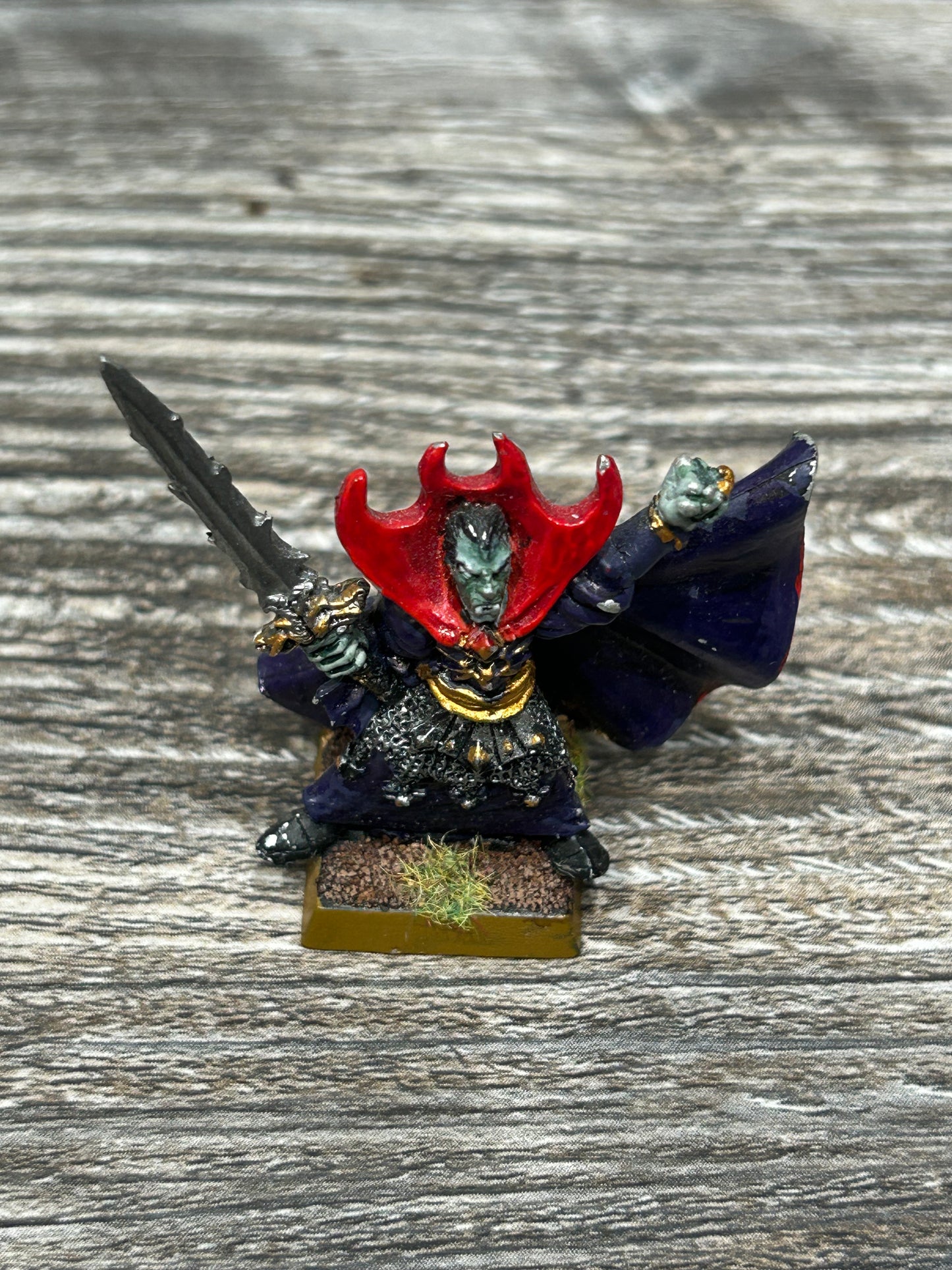 Warhammer Undead Vampire Lord with Cloak Classic Metal 1990s Counts