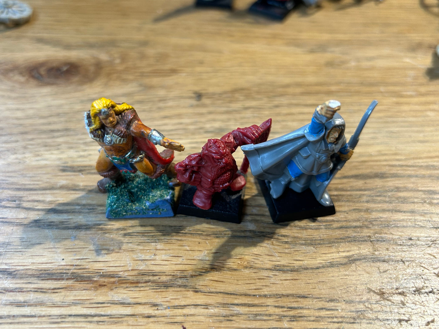 Broken warhammer quest and heroquest heroes x3