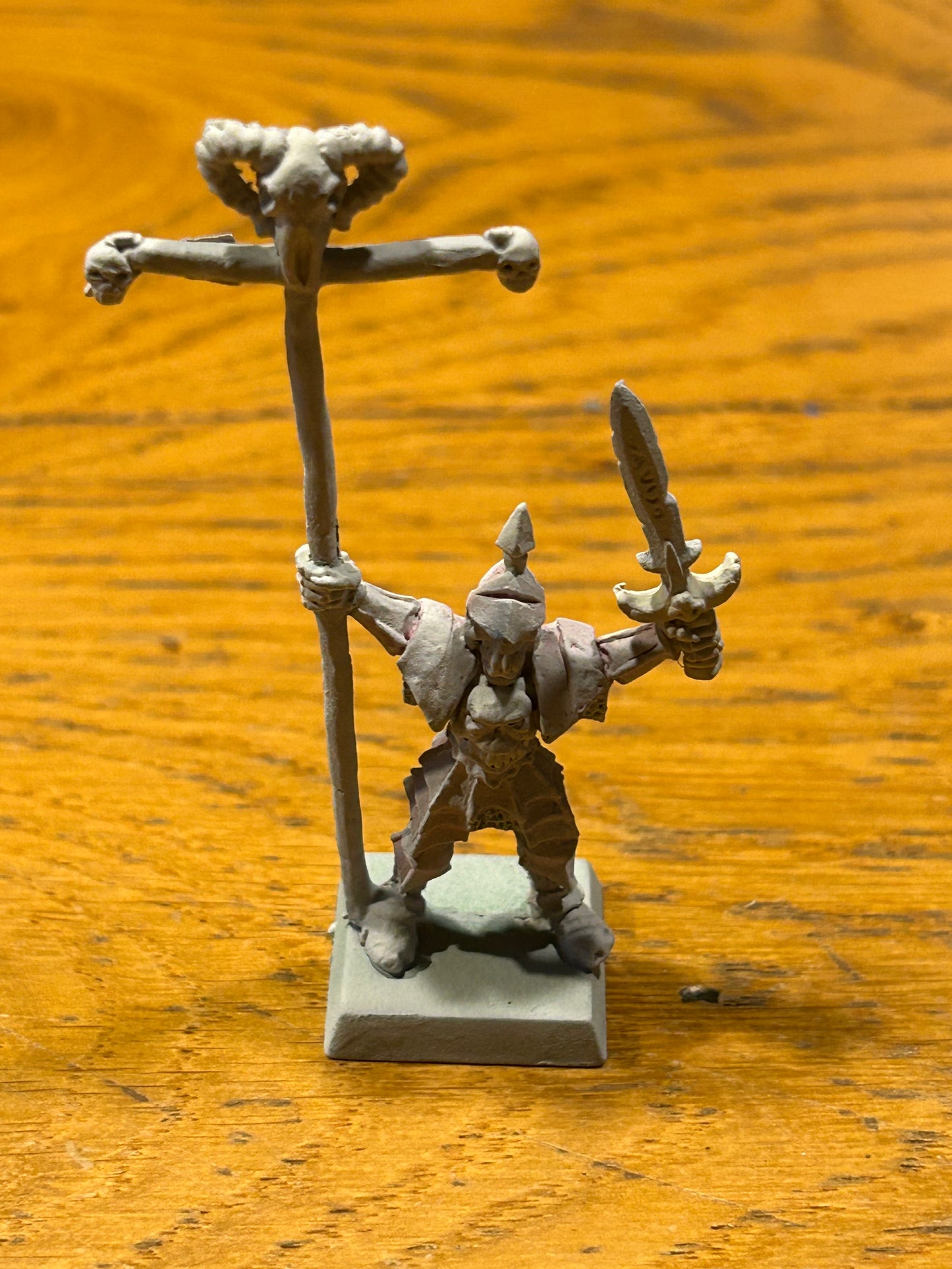 Warhammer Fantasy Old World Undead Vampire counts skeleton standard bearer