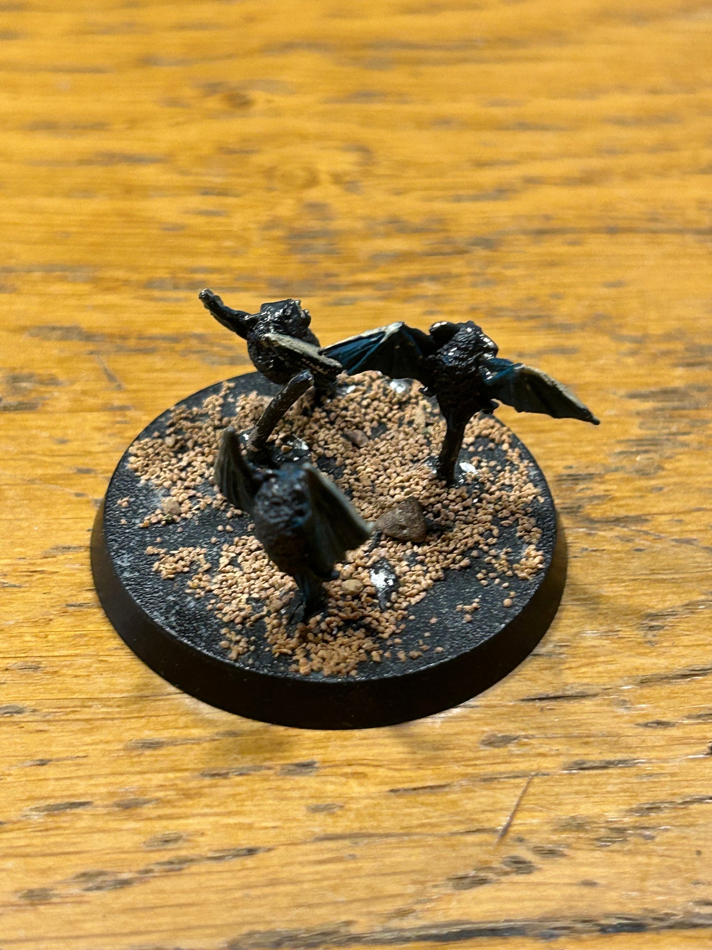 Warhammer Fantasy Old World Vampire counts bat swarm(3 old metal bats)