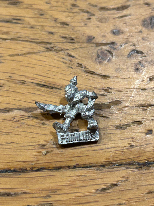 Vintage Warhammer Familiar 'Armoured Mite' Realm of Chaos 1980s Metal
