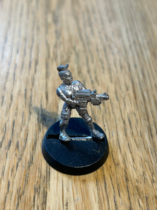 Escher juve with autopistol necromunda
