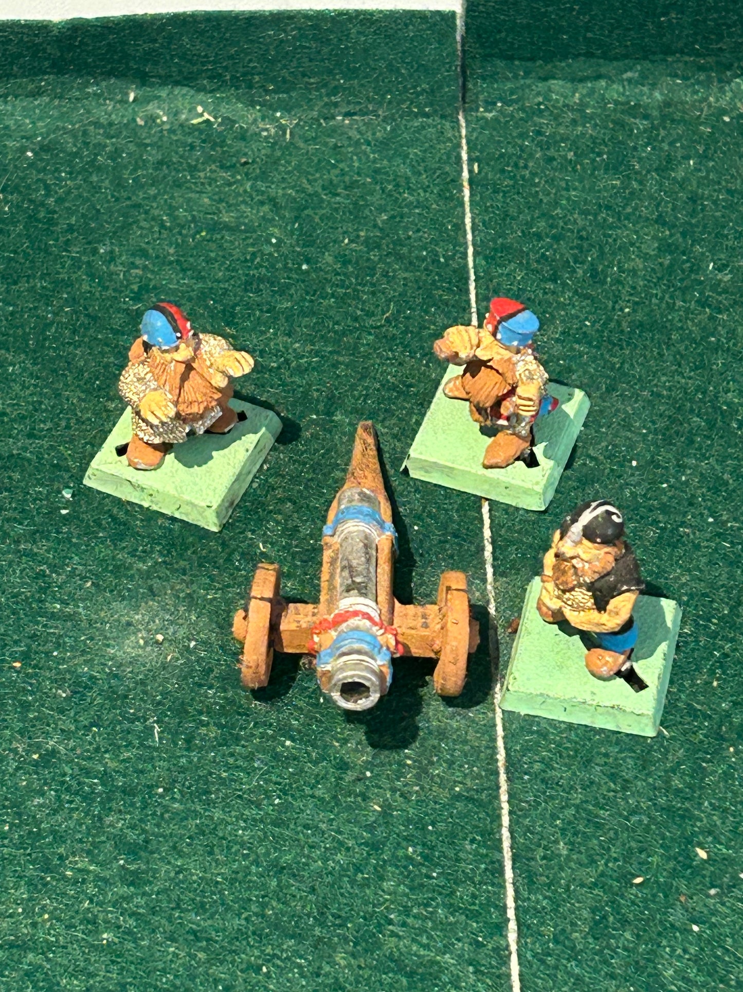 Warhammer fantasy dwarf cannon and crew 4362