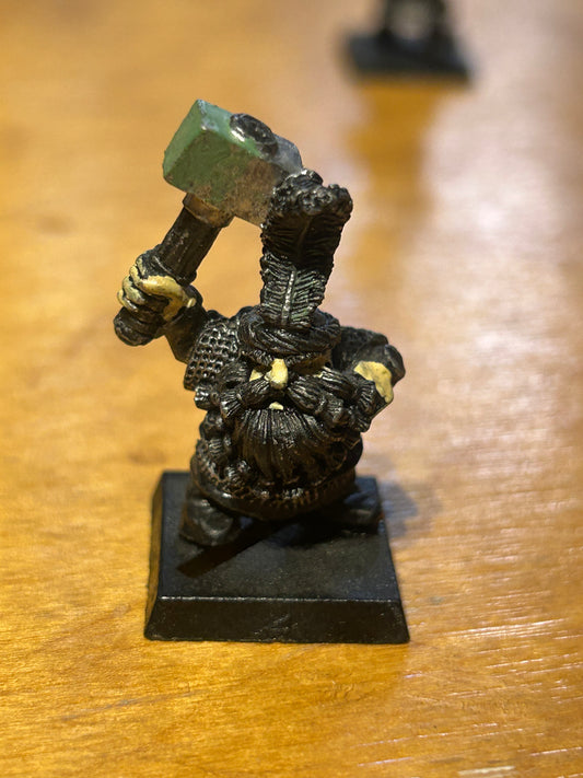 Citadel Warhammer fantasy 90s Marauder Dwarf hammerer