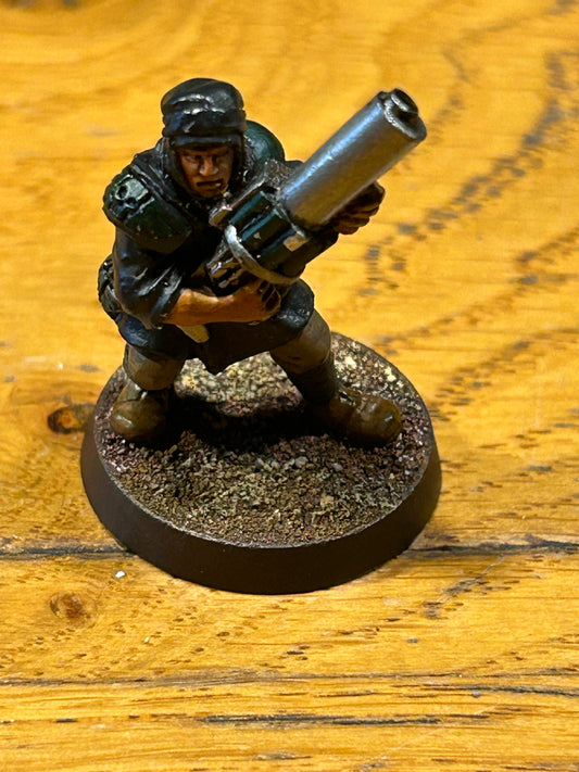 Tallarn desert raider with grenade launcher guardsman imperial guard warhammer 40k