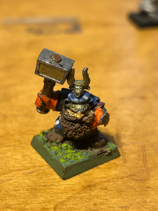 Citadel Warhammer fantasy 90s Marauder Dwarf hammerer