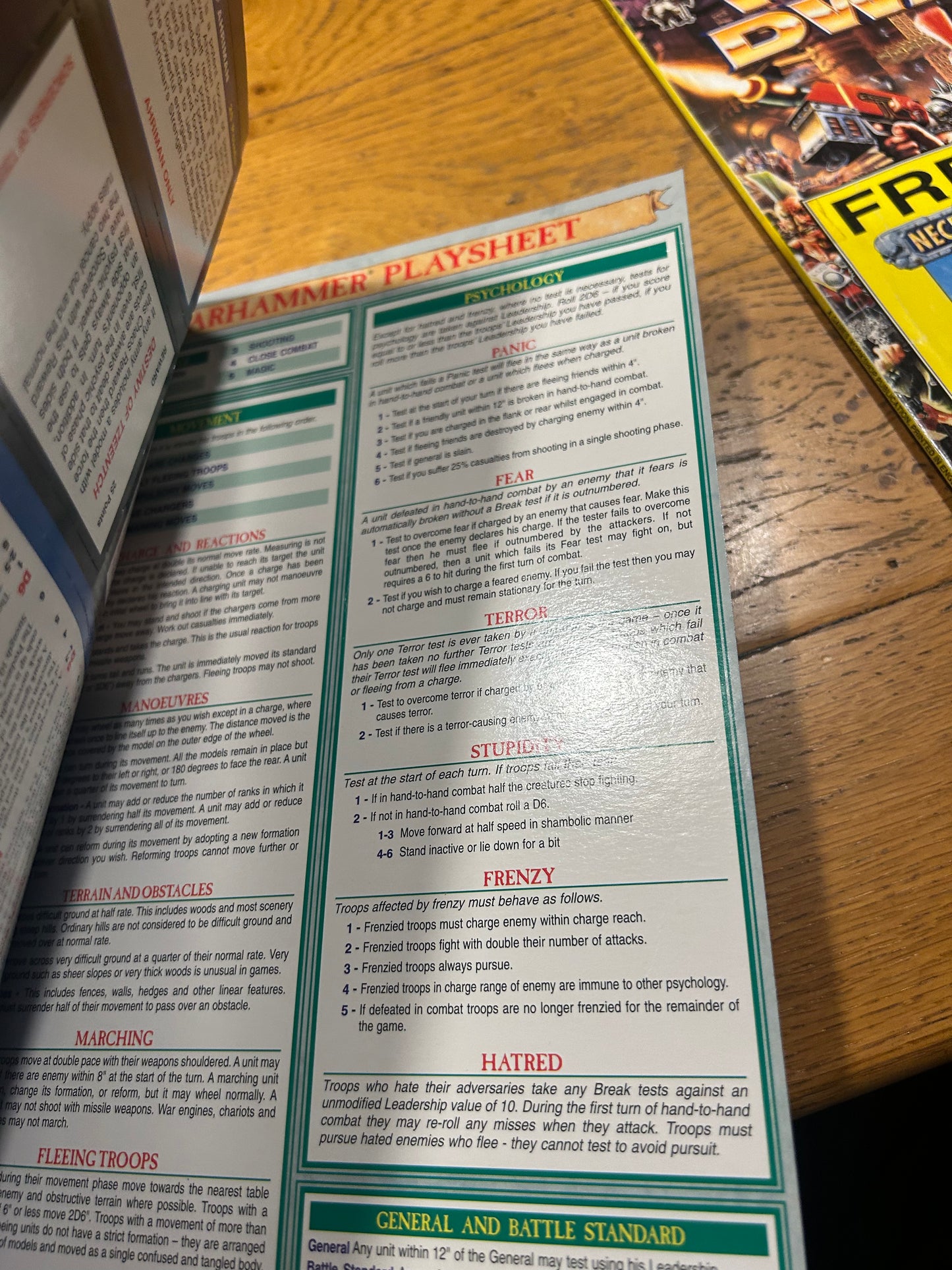 White dwarf issue 202 (no free miniature but has inserts)