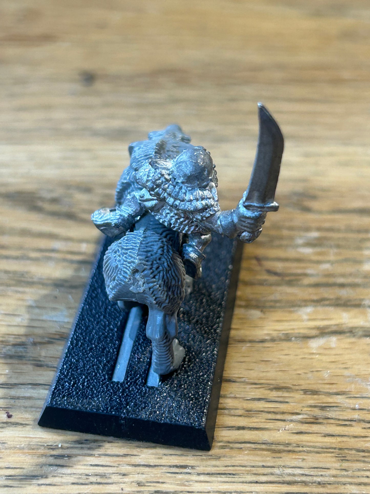 Warhammer fantasy marauder miniatures goblin wolf rider with sword
