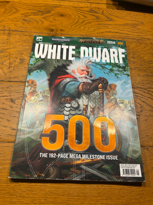 White dwarf issue 500 (includes poster)