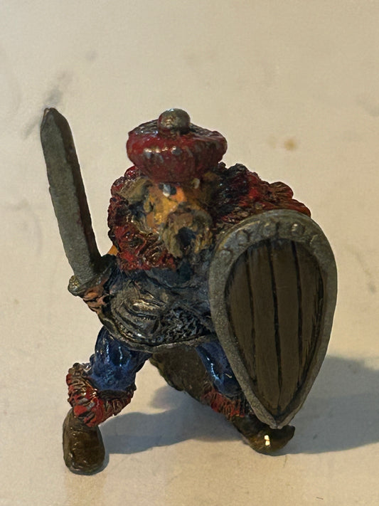 Vintage Warhammer C01 Fighter 'Ivan Nozski' / DR3 'Stephan' The Empire Metal Kislev or Norse