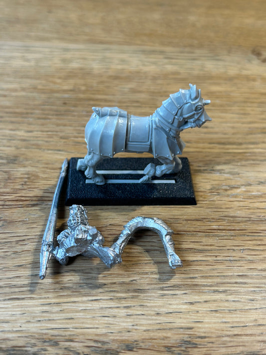 Warhammer fantasy old world empire knights panther knight (horse has no tail)